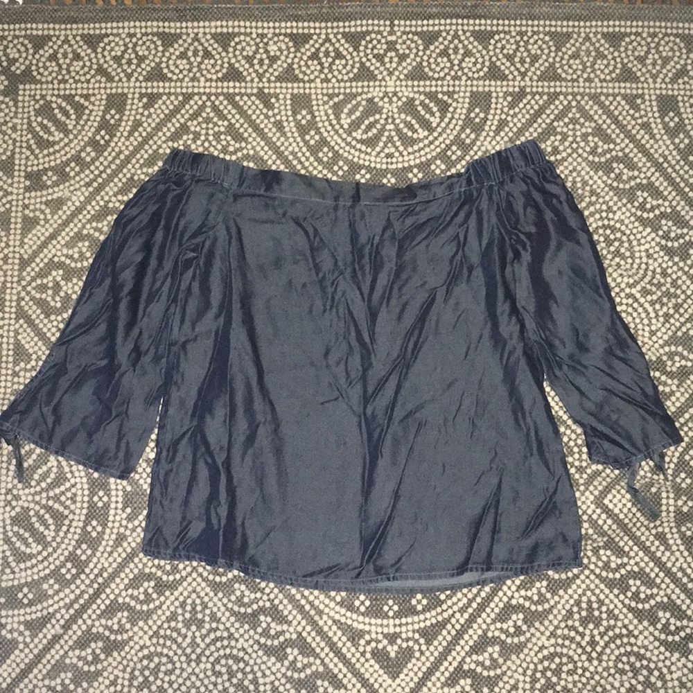 Francesca's denim top